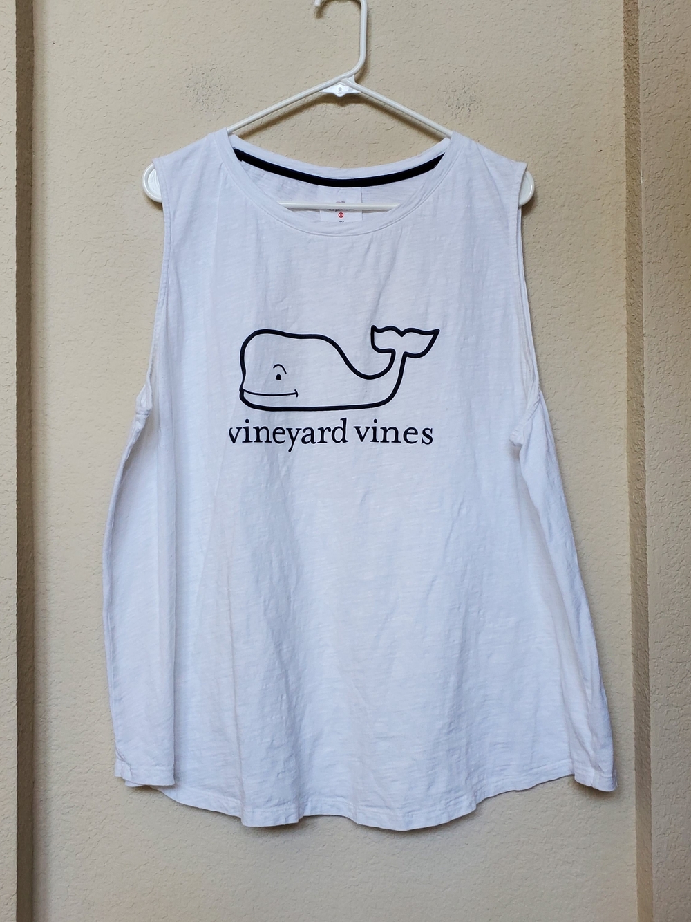 Vineyard Vines x Target White Whale Logo Muscle Top.  Size 2x